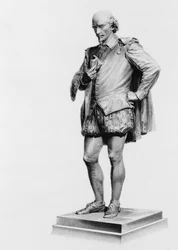 William Shakespeare (1564-1616), nach der Statue von John Quincey Adams Ward im Central Park, New York